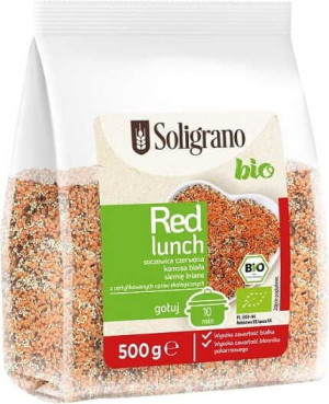 Soczewica Czerwona Z Komosą Białą I Siemieniem Lnianym (red Lunch) Bio 500