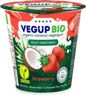 Produkt Kokosowy Truskawkowy Bezglutenowy Bio 140 G - Vegup Bio