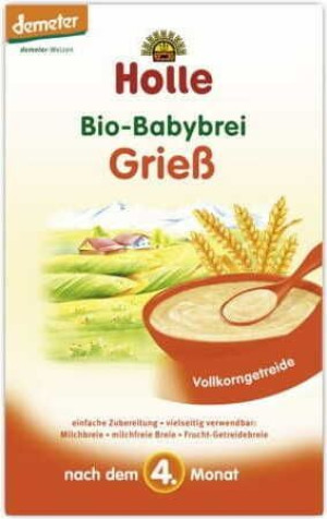 Kaszka pszeniczna pełnoziarnista bezmleczna 250g EKO Holle