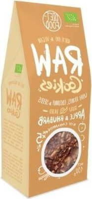 Ciasteczka jabłko rabarbar cynamon 100g EKO Diet-Food