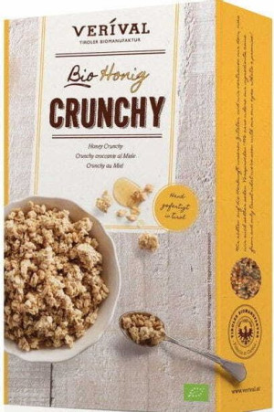 Musli crunchy miodowe 375g EKO Verival