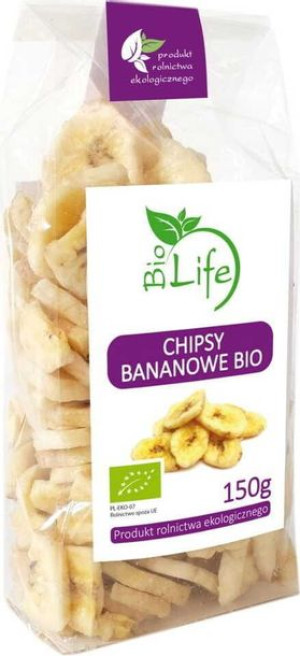 Chipsy bananowe 150g EKO Bio Life