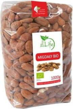 Migdały 1kg EKO Bio Life