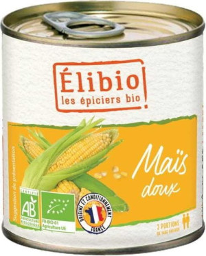 Kukurydza słodka w puszce 300g EKO Elibio