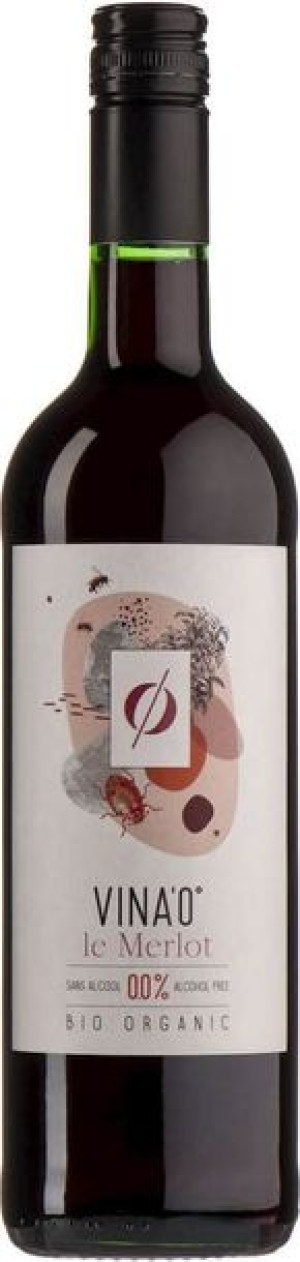 Le Merlot Bezalkoholowe Bio 750 Ml - Vina0