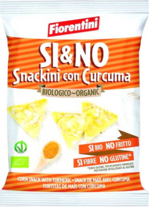 Mini przekąska kukurydziana z kurkumą bez glutenu 20g EKO Fiorentini