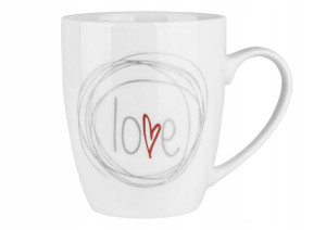 Kubek Gatunkowa Porcelana Love Veroni 360ml.