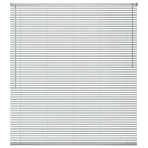 Żaluzja aluminiowa, srebrna 100x160 cm