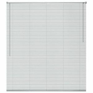 Żaluzja aluminiowa, srebrna 120x220 cm