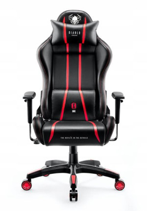 Fotel gamingowy Diablo X-One 2.0 XL Czarno-Czerwon