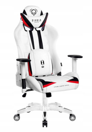 Fotel Gamingowy Diablo X-Ray King Size Biało-Czarn