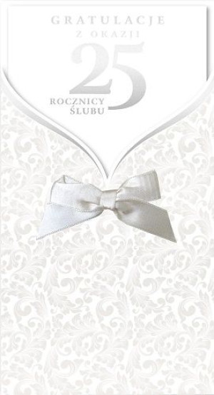 Kartka z okazji 25 Rocznicy Ślubu PM188