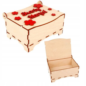 PUDEŁKO Szkatułka ZDJĘCIA 16x13 IMIENIEM 3D WZORY