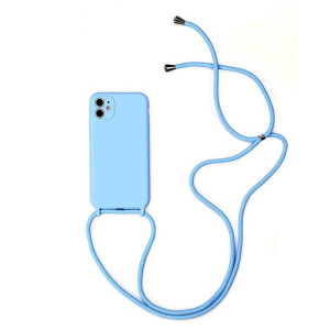 Strap Silicone Case do iPhone 11 Pro Jasnoniebieski