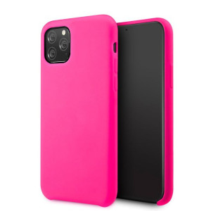 Futerał SILICONE Samsung A41 różowy