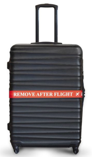 Pas Bagażowy Spinający Walizkę Remove After Flight