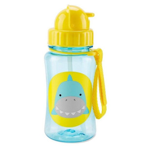 Bidon ze słomką na wodę dla dziecka 0,35 l Skip Hop ZOO® - shark