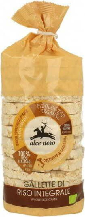 Wafle Ryżowe Pełnoziarniste Bio 100 G - Alce Nero
