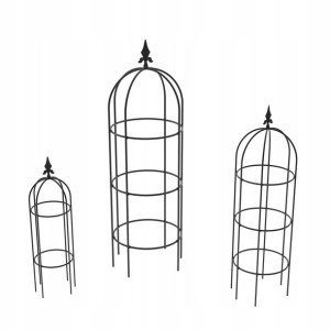 PERGOLA METALOWA Ogrodowa Róże Trejaż CZARNA