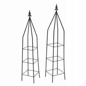 PERGOLA METALOWA Ogrodowa Róże Trejaż CZARNA