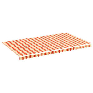 Zapasowa tkanina na markizę, żółto-pomarańczowa, 6x3,5 m