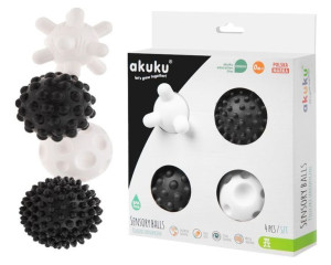 Akuku A0469 zestaw piłeczek sensorycznych 4szt
