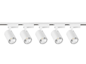 Zestaw szynowy 5x Lampa ECO biała Reflektor COB LED 20W 6000K Szyna 2m