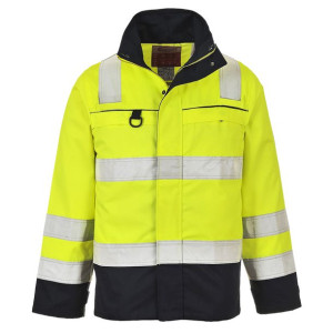 Bluza trudnopalna ostrzegawcza Żółty Granat 3XL