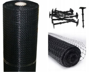 Siatka na krety 2x200 EKSTRA MOCNA 32g/m2 + KOŁKI