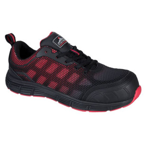 Buty But Ogwen S1P Czarny Czerwony 47