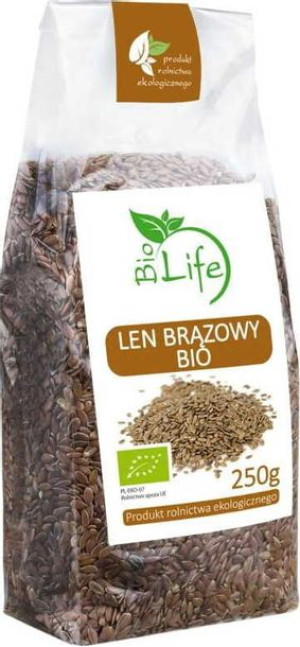 Len brązowy 250g EKO Bio Life