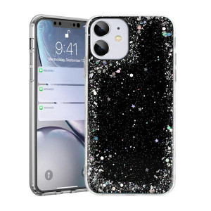 Brilliant bezbarwny Case Samsung S21 Ultra czarny