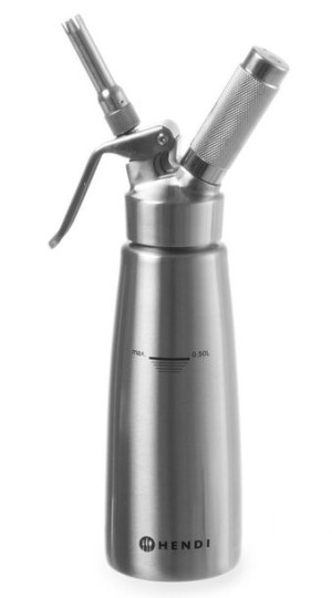 Syfon Do Bitej Śmietany Inox Hendi 588017