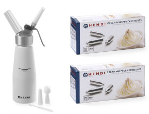 Syfon Do Bitej Śmietany 0,5L +100Naboi Hendi588369