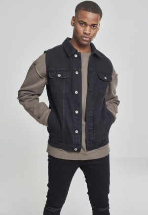 Denim Vest Blackdark
