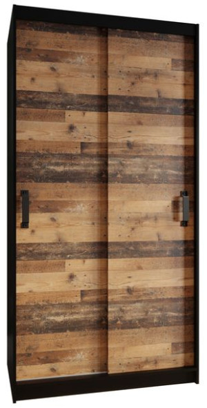 Szafa przesuwna, garderoba PLAY 110 cm, old style