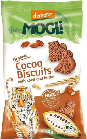 Ciasteczka Kakaowe Bio 50 G - Mogli