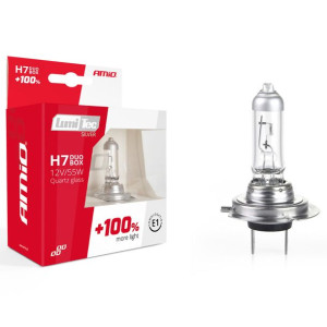 Żarówki halogenowe LumiTec SILVER H7 12V 55W +100%