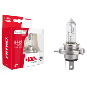 Żarówki halogenowe LumiTec SILVER H4 12V 55W +100%