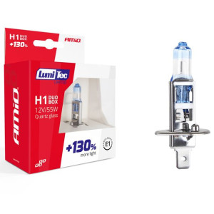Żarówki halogenowe LumiTec LIMITED H1 12V 55W +130