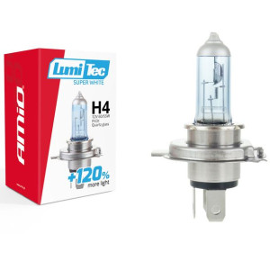 Żarówka halogen H4 12V LumiTec SuperWhite +120%