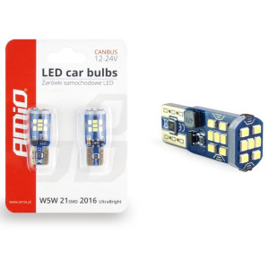 Żarówki LED UltraBright T10 W5W White 12V CANBUS