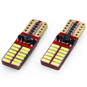 Żarówki CANBUS 24 x LED T10e W5W ZESTAW