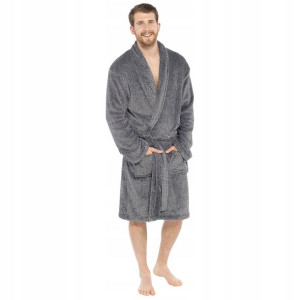 Szlafrok Męski Polarowy Premium Ht074a - M/l
