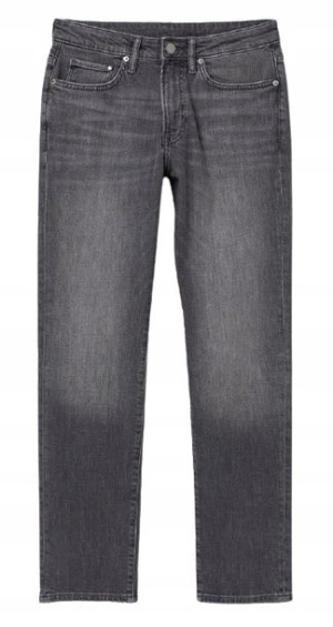 Spodnie Męskie Jeans Czarne Sf23 - Rozm. M 32/34