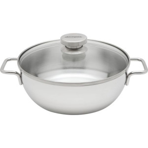 Demeyere Patelnia głęboka 2H z pokrywką 24 cm