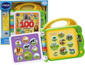 VTech Wielki Słownik Zwierząt Książeczka Edukacyjna 61457