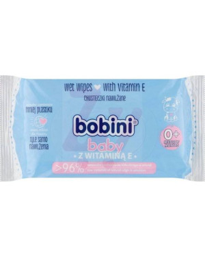 Bobini Baby Chusteczki nawilżane z witaminą E 60szt.