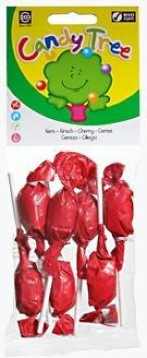 Lizaki Okrągłe O Smaku Wiśniowym Bezglutenowe Bio (7 X 10 G) - Candy Tree