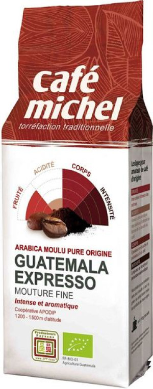Kawa Mielona Arabica 100% Espresso Gwatemala Fair Trade Bio 250 G - Cafe Mi